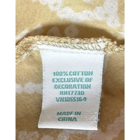 Calypso St. Barth for Target Embroidered V-Neck 3/4 Sleeve Pullover Tunic Top XL - Picture 8 of 9